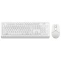 Комплект (клавиатура +мышь) A4Tech Fstyler FG1012 беспроводной, мультимедийный, USB, белый (FG1012 WHITE)