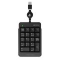 Клавиатура A4Tech Fstyler FK13, проводная, числовой блок, USB, серый, кабель 0,7 м (FK13)