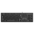 Клавиатура A4Tech KK-3, проводная, мультимедийная, USB, черный, кабель 1,5 м (KK-3)