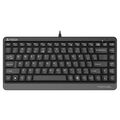Клавиатура A4Tech Fstyler FKS11, проводная, компактная, USB, черный, кабель 1,5 м (FKS11 GREY)