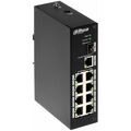 Неуправляемый POE-коммутатор 10 портов Dahua DH-PFS3010-8GT-96 ( 10x1Гбит/ с, 8xPOE, PoE‑бюджет 96 Вт