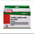 Перезаправляемые картриджи Epson T1281-T1284 MyInk (без чернил) (S22/ SX125/ SX130/ SX230/ SX235W/ SX420W/ SX425W/ SX435W)