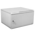 Шкаф настенный телекоммуникационный разборный 19" 09U, Ш600*В480*Г650, передняя дверь - металл, серый (ШРН-Э-9.650.1)