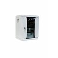 Шкаф настенный телекоммуникационный 10" 08U, Ш320*В420*Г305, передняя дверь - стекло, серый (ШРН-8.255-10)
