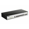 Управляемый коммутатор 10 портов D-Link DGS-1210-10/ ME (8х1Гбит/ с, 2хSFP) 2 уровня