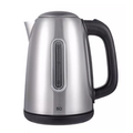 Чайник электрический BQ KT1822SW серебристый/ черный (2200 Вт, объем - 1.7 л, корпус: металлический)
