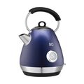 Чайник электрический BQ KT1826SW синий (2200 Вт, объем - 1.7 л, корпус: металлический)
