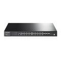 Управляемый коммутатор 24 порта TP-Link JetStream T3700G-28TQ (24х1Гбит/ с, 4хRJ45/ SFP) 3 уровня