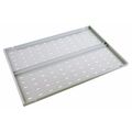 Полка 19" 1U стационарная (Ш496xВ25xГ750мм, нагрузка до 100 кг), серая (СВ-75У)