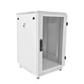 Шкаф напольный телекоммуникационный 19" 27U, Ш600*В1360*Г800, передняя дверь - перфорация, серый (ШТК-М-27.6.8-44АА)
