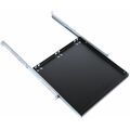 Полка 19" 1U выдвижная клавиатурная, (Ш440xВ25xГ450-785мм), черная (ТСВ-К4-9005)