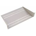 Полка консольная 19" 2U (Ш483xВ89xГ200мм, нагрузка до 15 кг), серая (МС-20)