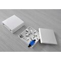 Розетка оптическая абонентская FTTH-001 (с зажимом), упаковка 10шт