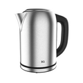 Чайник электрический BQ KT1827SW серебристый/ черный (2200 Вт, объем - 1.7 л, корпус: металлический)