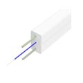 Кабель оптический FTTH, 1 волокно, 0,5 кН, несущий элемент два стеклопрутка, белый Suprlan (02-0168-1)