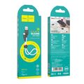 Кабель USB HOCO X21a Plus (Type-C, 0.25м, силиконовый, Черно-белый)