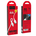 Кабель USB HOCO X33m Surge (MicroUSB, 1м, пластик, Белый)