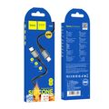 Кабель Type-C HOCO X86 Spear 60W (Type-C, 1м, силиконовый, Черный)