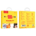Кабель USB HOCO X21m (MicroUSB, 1м, силиконовый, Красный)