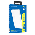 Внешний аккумулятор Borofone BJ24 10000 mAhmAh, USB 2A x2, пластик, белый