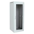 Шкаф напольный телекоммуникационный 19" 33U, Ш600*В1600*Г800, передняя дверь - стекло, серый (05-0151)