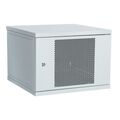 Шкаф настенный телекоммуникационный 19" 12U, Ш600xВ615xГ400, передняя дверь - перфорация, серый (05-0123)