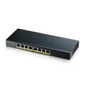 Управляемый PoE-коммутатор 08 портов Zyxel GS1900-8HP-EU0103F (8х1Гбит/ с, 8хPoE, PoE‑бюджет 77 Вт) 2 уровня