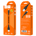 Кабель USB HOCO X32m Excellent (MicroUSB, 1м, плетеный, Черный)