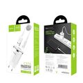 Сетевое зарядное устройство HOCO C37A Thunder (1xUSB, 2.4А+micro-USB.Белый)