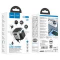 Сетевое зарядное устройство HOCO AC5 Level (2xUSB, 2.4А+Черный)