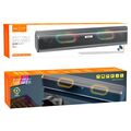 Портативная колонка  HOCO BS49 Dazzling 10W, серый, BT, USB, FM приемник, Пластик (6931474766274)