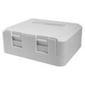 Корпус розетки для двух вставок типа Keystone Jack, белая (10-0311)