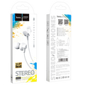 Проводные наушники HOCO M60 Perfect jack 3.5 mm, микрофон, вкладыши, белый