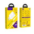 Сетевое зарядное устройство HOCO C80A Rapido (USB, 3.1А+Type-C.Белый)