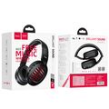 Беспроводные наушники HOCO W23 Brilliant sound, Bluetooth, микрофон, накладные, черный (6931474709608)
