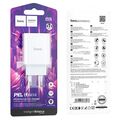 СЗУ HOCO C97A (1xUSB, 1xType-C, 3А PD20W, белый)