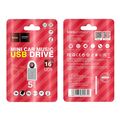 Флеш-накопитель HOCO 16Gb USB2.0 UD9 Insightful Серебристый (6931474725752)