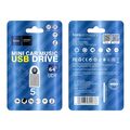 Флеш-накопитель HOCO 64Gb USB2.0 UD9 Insightful Серебристый (6931474725776)