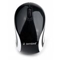 Мышь Gembird MUSW-610 оптическая, беспроводная, USB, офисная, черный/ белый (MUSW-610)