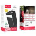 Внешний аккумулятор 50000mAh HOCO J86A Powermaster, USB x2, Type-C PD20 x1, QC3.0, дисплей, пластик, черный
