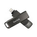 Флеш-накопитель Sandisk 128Gb Type-C/ Lightning iXpand Luxe Черный (SDIX70N-128G-GN6NE)