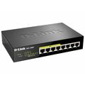 Неуправляемый POE-коммутатор 08 портов D-Link DGS-1008P ( 8x1Гбит/ с, 4xPOE, PoE‑бюджет 80 Вт) корпус - металл