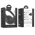 Беспроводные наушники HOCO W40 Mighty, Bluetooth, jack 3.5 mm, накладные, черный (6931474784933)