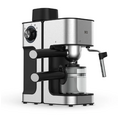 Кофеварка рожковая BQ CM4000 черный/ серебрисый (800 Вт, молотый, капучинатор: ручной, 2400 мл)