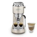 Кофеварка рожковая DeLonghi EC 885 BG бежевый (1300 Вт, 1100 мл)