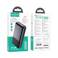 Внешний аккумулятор 20000mAh HOCO J108A Universe, USB x1, Type-C PD20 x1, QC3.0, пластик, черный