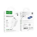 СЗУ HOCO C126A Pure (1xUSB, 2xType-C, PD20W, белый)