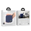 Портативная колонка HOCO HC22 Auspicious 5W, синий, BT, miniJack 3.5, USB, FM приемник, Пластик (6931474798886)