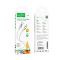 Кабель USB HOCO X99a Crystal junction (Type-C, 1м, силиконовый, серый)