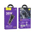 АЗУ HOCO Z52 Spacious (1xUSB, 1xType-C, 3А PD20W, черный)
